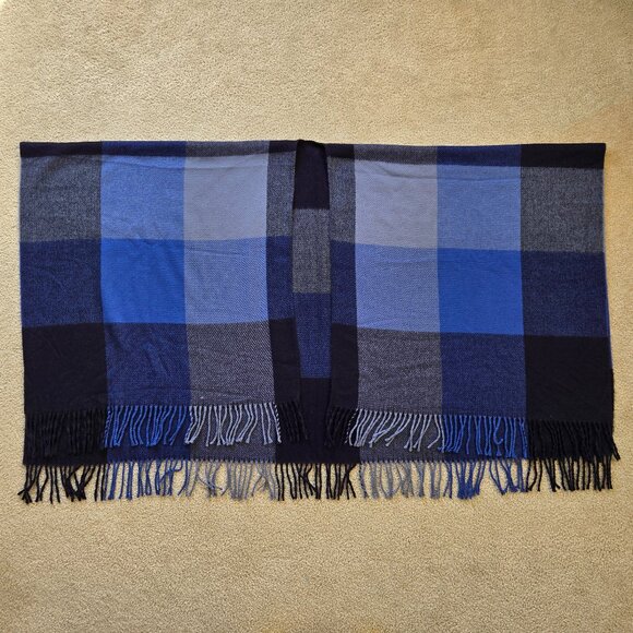 Accessories - {{{THICK}}} Cashmere Woven Wrap From Florence Italy Luxury